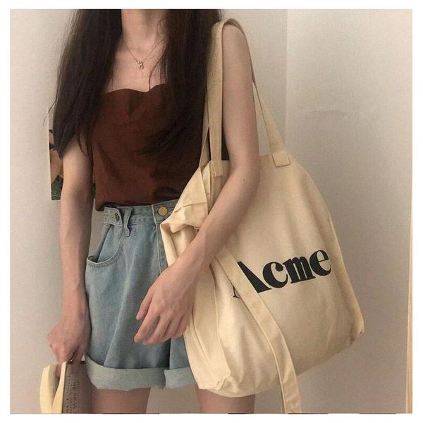 shoulder bags letter print casual tote canvas messenger soft student large capacity hasp shopping handbags for women
shoulder bags letter print casual tote canvas messenger soft student large capacity hasp shopping handbags for women