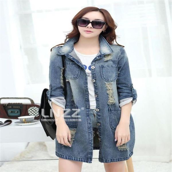 women's jackets spring autumn fashion ripped denim cardigan jacket casual wild long sleeve lapel loose large size womens, Black;brown
women's jackets spring autumn fashion ripped denim cardigan jacket casual wild long sleeve lapel loose large size womens, Black;brown