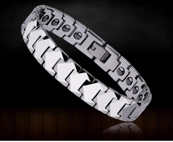 fashion couple tungsten steel links magnetic stone ball healthy bracelet link, chain, Black
fashion couple tungsten steel links magnetic stone ball healthy bracelet link, chain, Black