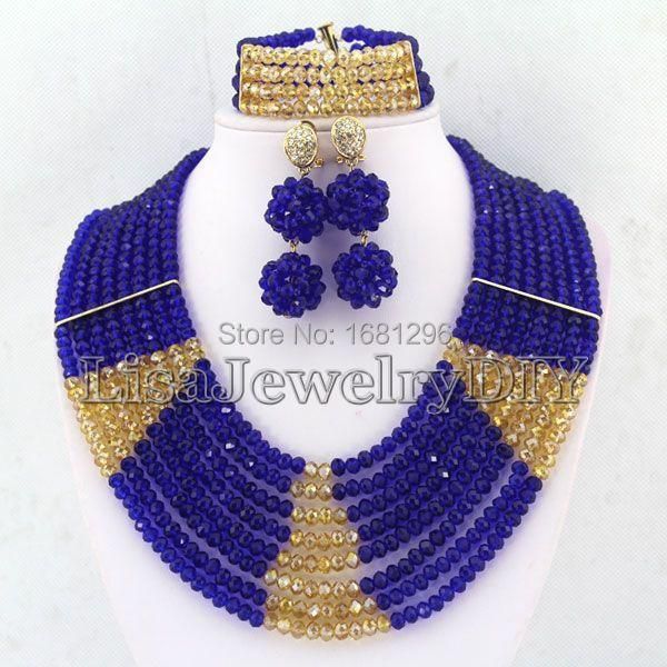 earrings & necklace gorgeous african beads jewelry sets nigerian wedding crystal set hd1618, Silver
earrings & necklace gorgeous african beads jewelry sets nigerian wedding crystal set hd1618, Silver