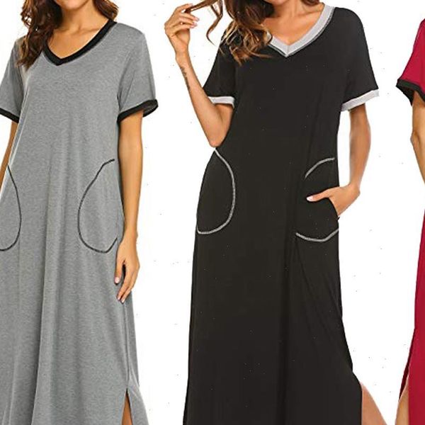 off shoulder star print night womens sleepwears dress o neck short sleeve loose pocket female long nightgown summer ladies homewear, Black;red
off shoulder star print night womens sleepwears dress o neck short sleeve loose pocket female long nightgown summer ladies homewear, Black;red