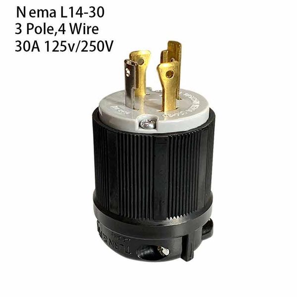 smart power plugs us nema l14-30 anti-drop industrial groungding locking plug 3 pole 4 wire connector with cable cord 30a 125v/250v
smart power plugs us nema l14-30 anti-drop industrial groungding locking plug 3 pole 4 wire connector with cable cord 30a 125v/250v