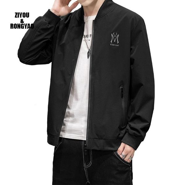 men's jackets 2021 spring autumn casual solid fashion slim bomber jacket men overcoat arrival baseball brand design, Black;brown
men's jackets 2021 spring autumn casual solid fashion slim bomber jacket men overcoat arrival baseball brand design, Black;brown