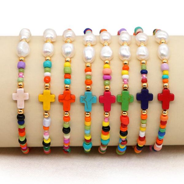 beaded, strands creativity color rice bead turquoise bracelet female natural freshwater pearl cross bracelets for women ethnic handmade jewe, Black
beaded, strands creativity color rice bead turquoise bracelet female natural freshwater pearl cross bracelets for women ethnic handmade jewe, Black