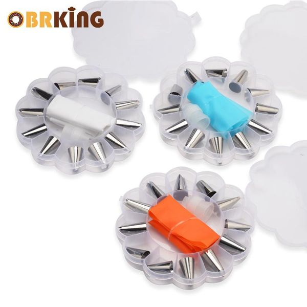baking & pastry tools obrking 14pcs stainless steel pastr nozzle silicone cake icing piping cream bag diy cookie decorating tool
baking & pastry tools obrking 14pcs stainless steel pastr nozzle silicone cake icing piping cream bag diy cookie decorating tool