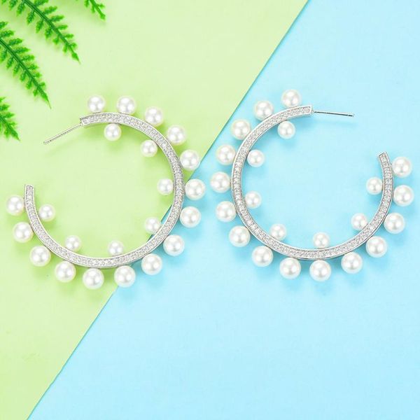 trendy women statement big hoop earrings for girl party wedding dubai bridal round circle pearls 2021 & huggie, Golden;silver
trendy women statement big hoop earrings for girl party wedding dubai bridal round circle pearls 2021 & huggie, Golden;silver