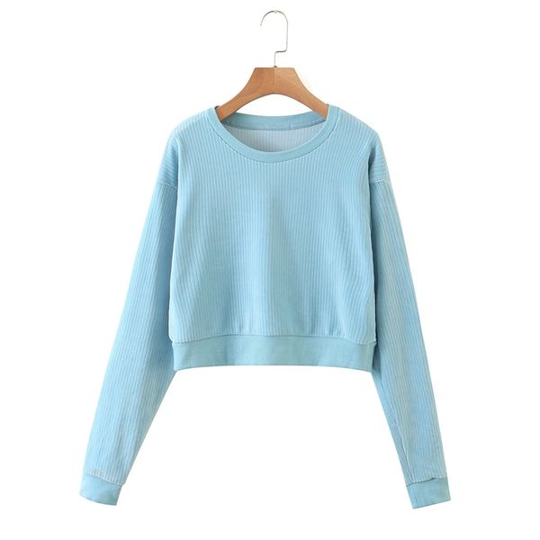 women casual pullover sweatshirts long sleeve crop hoodies solid color autumn o neck xz2549 210525, Black
women casual pullover sweatshirts long sleeve crop hoodies solid color autumn o neck xz2549 210525, Black