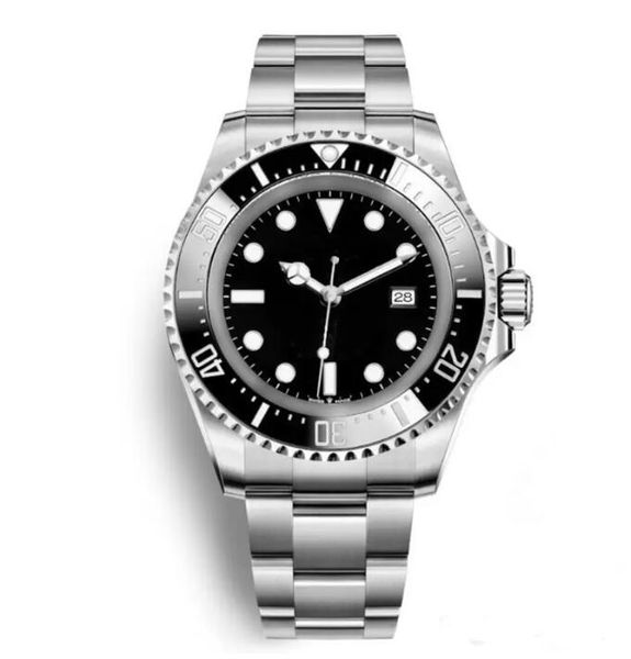 men watch 44mm automatic date mens watches deep black dial ceramic bezel luminous hands stainless steel bracklet wristwatches 2813 movement, Slivery;brown
men watch 44mm automatic date mens watches deep black dial ceramic bezel luminous hands stainless steel bracklet wristwatches 2813 movement, Slivery;brown