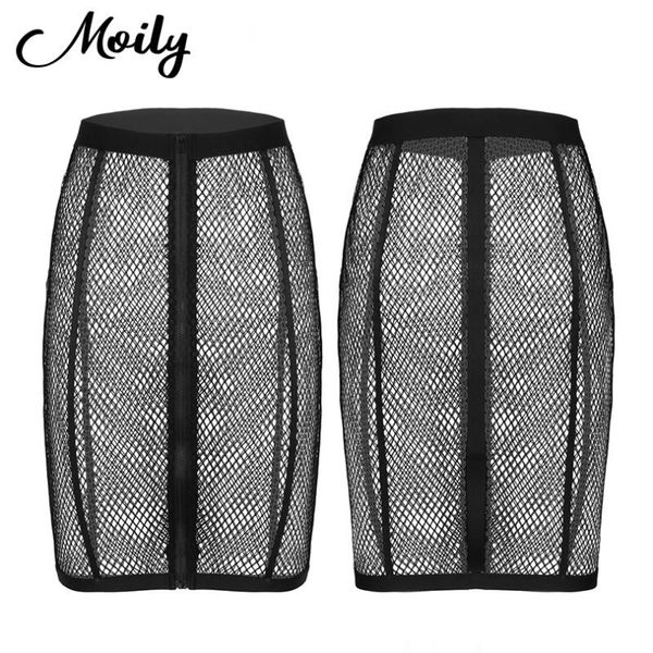 women girls casual hollow out see through fishnet pencil skirt high waist knee length skirts summer beach party bikini cover up, Black
women girls casual hollow out see through fishnet pencil skirt high waist knee length skirts summer beach party bikini cover up, Black