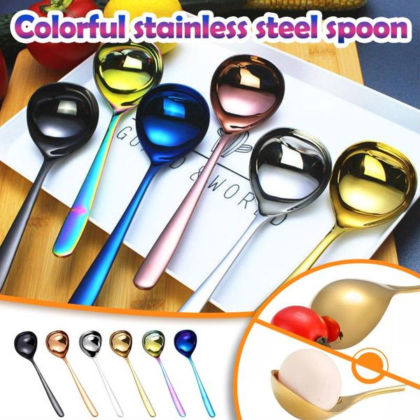 1pc spoon stainless steel soup sauce multi-purpose deepened public creative type large head long handle c50 spoons
1pc spoon stainless steel soup sauce multi-purpose deepened public creative type large head long handle c50 spoons