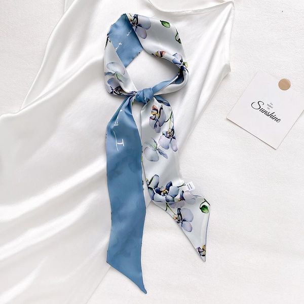 scarves brand 2021 small silk scarf women shawls wraps luxury office hair neck hijabs foulard hijab striped print ladies, Blue;gray
scarves brand 2021 small silk scarf women shawls wraps luxury office hair neck hijabs foulard hijab striped print ladies, Blue;gray