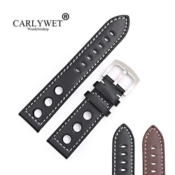 watch bands carlywet 22mm est sell real calf leather handmade black brown with white stitches wrist band strap clasp
watch bands carlywet 22mm est sell real calf leather handmade black brown with white stitches wrist band strap clasp