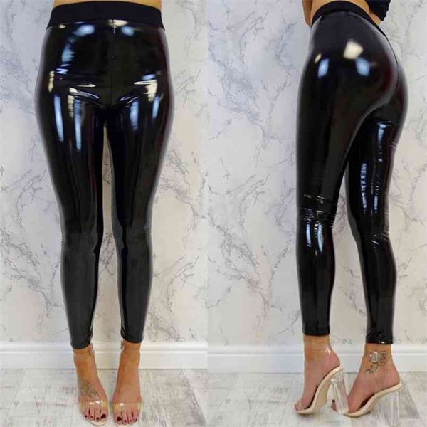 women pants female autumn spring high waist pu leather black leggings ladies shinny pencil trousers fashion clothing 210522, Black;white
women pants female autumn spring high waist pu leather black leggings ladies shinny pencil trousers fashion clothing 210522, Black;white