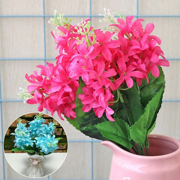 decorative flowers & wreaths 5 heads hyacinth violet flower branch fleurs artificielles for autumn home wedding decoration fake ornamental f
decorative flowers & wreaths 5 heads hyacinth violet flower branch fleurs artificielles for autumn home wedding decoration fake ornamental f