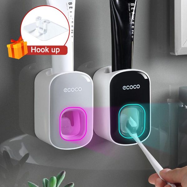 automatic toothpaste dispenser squeezers tooth dust-proof toothbrush holder wall mount stand bathroom accessories set bath accessory
automatic toothpaste dispenser squeezers tooth dust-proof toothbrush holder wall mount stand bathroom accessories set bath accessory