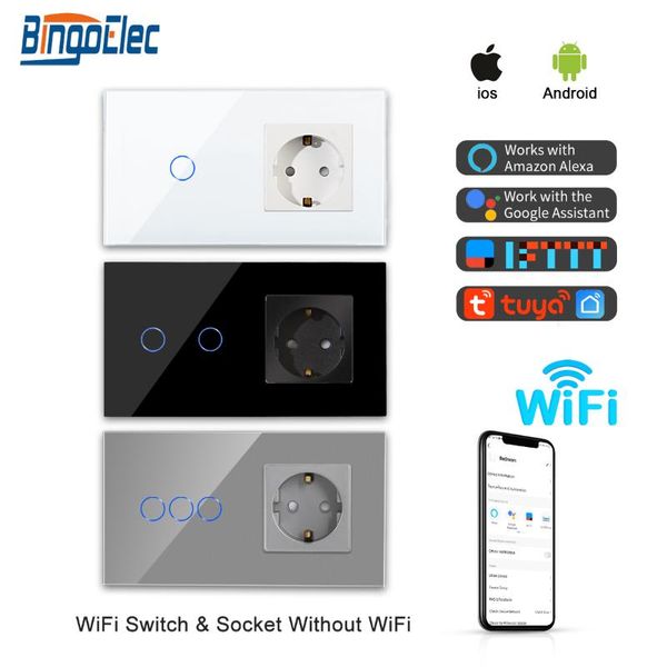 smart home control wifi 1/2/3gang 1way touch light switch wall life app glass panel with eu socket without white
smart home control wifi 1/2/3gang 1way touch light switch wall life app glass panel with eu socket without white