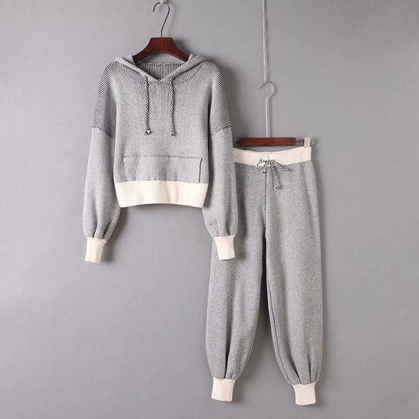 women's two piece pants and two-piece autumn winter knit hooded collar long-sleeved clothes + harem 2021 clothing, White
women's two piece pants and two-piece autumn winter knit hooded collar long-sleeved clothes + harem 2021 clothing, White