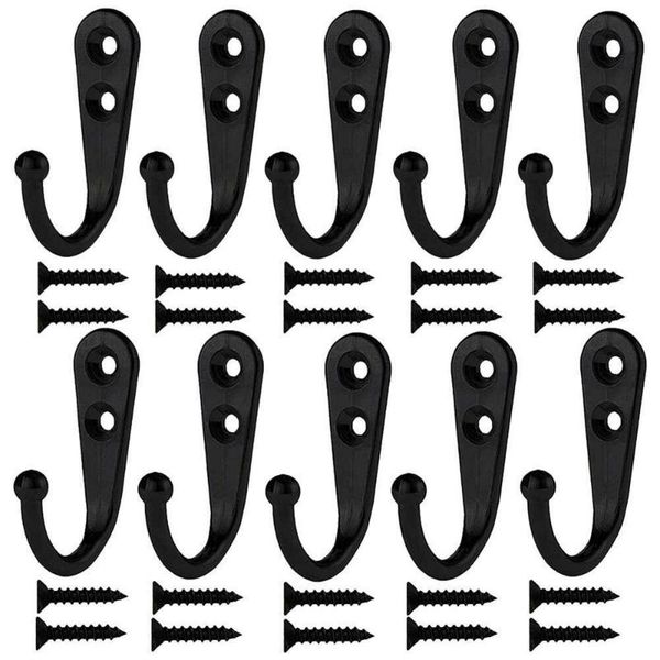 20pcs single prong hook mini size wall mounted retro cloth hanger for coats hats towels keys clothes door home decoration hooks & rails
20pcs single prong hook mini size wall mounted retro cloth hanger for coats hats towels keys clothes door home decoration hooks & rails