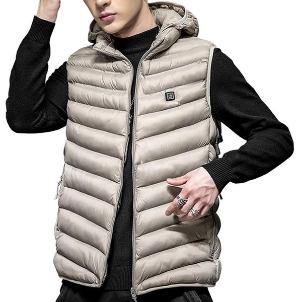 men's vests men jacket sleeveles smart heating cotton vest casual windbreaker outdoor thermal winter warm autumn couple, Black;white
men's vests men jacket sleeveles smart heating cotton vest casual windbreaker outdoor thermal winter warm autumn couple, Black;white