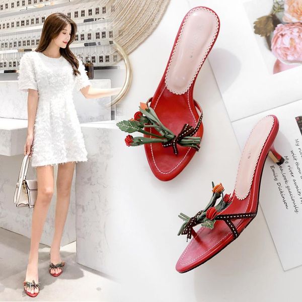 slippers t-stage flowers kitten heels summer mixed color woman dress shoes bow-tied cute all match slides slingback flip flops, Black
slippers t-stage flowers kitten heels summer mixed color woman dress shoes bow-tied cute all match slides slingback flip flops, Black