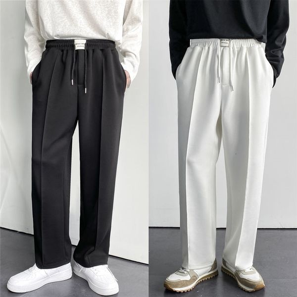 men's pants spring wide-leg fashion gray black white casual men streetwear korean loose straight-leg mens trousers 07rz
men's pants spring wide-leg fashion gray black white casual men streetwear korean loose straight-leg mens trousers 07rz