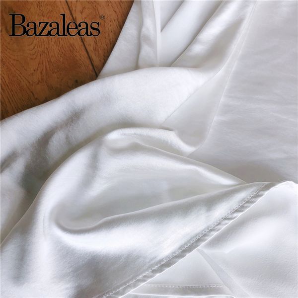 2021bazaleas vintage puff sleeve white dress fashion bow like silk vestidos satin smooth women dress, Black;gray
2021bazaleas vintage puff sleeve white dress fashion bow like silk vestidos satin smooth women dress, Black;gray