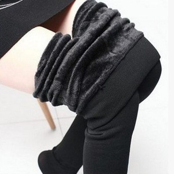 women's leggings winter warm pants velvet legging plus size large keep thick high waist trousers fleece, Black
women's leggings winter warm pants velvet legging plus size large keep thick high waist trousers fleece, Black
