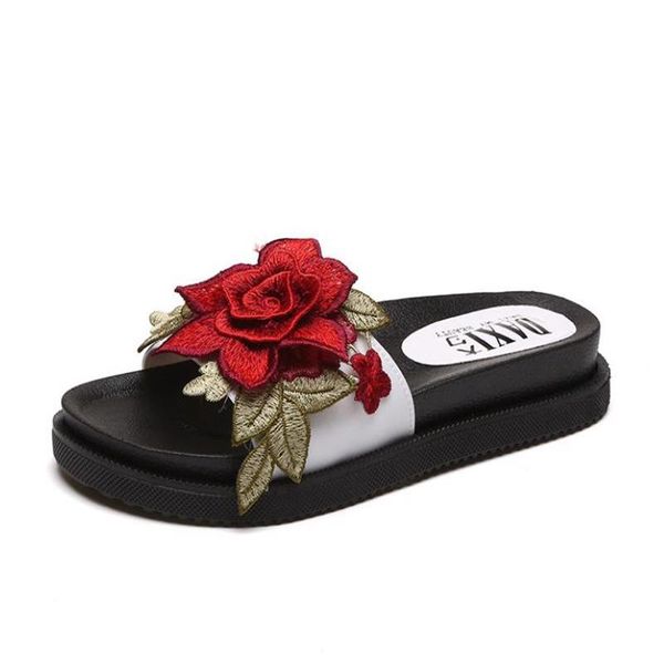 slippers women's non slip flat bottom, thick sponge cake, flower embroidery, cool in 2021 summer, Black
slippers women's non slip flat bottom, thick sponge cake, flower embroidery, cool in 2021 summer, Black