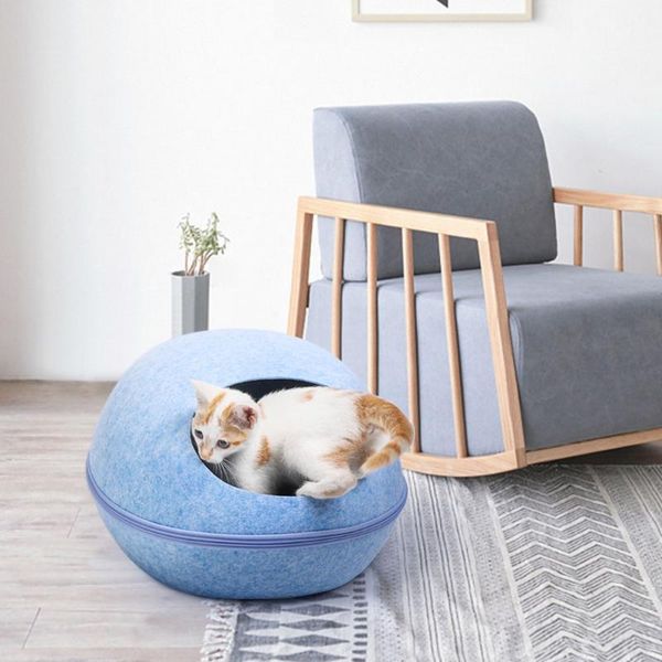 cat beds & furniture pet cave bed for cats kittens pets nest sleeping egg shape felt cloth house basket product
cat beds & furniture pet cave bed for cats kittens pets nest sleeping egg shape felt cloth house basket product