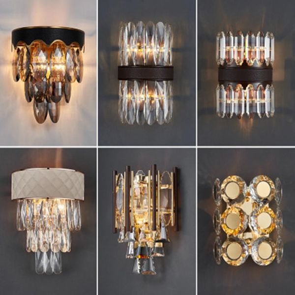 wall lamps modern bedside sconce luxury gold crystal light fixtures living room led bedroom
wall lamps modern bedside sconce luxury gold crystal light fixtures living room led bedroom