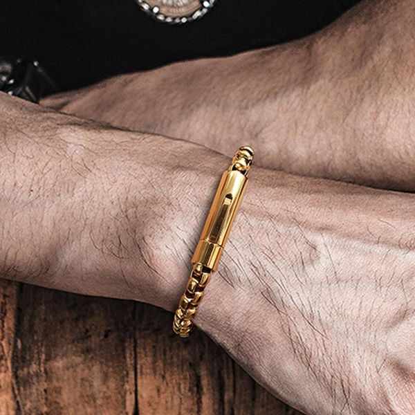 link, chain men bracelet,round box bracelet,stainless steel rounded boxs link simple layering stacking jewelry,, Black
link, chain men bracelet,round box bracelet,stainless steel rounded boxs link simple layering stacking jewelry,, Black