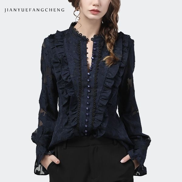 flared sleeve lace women autumn new fashion long sleeved ruffles mesh shirts loose plus size female causal office blouses 210317, White
flared sleeve lace women autumn new fashion long sleeved ruffles mesh shirts loose plus size female causal office blouses 210317, White