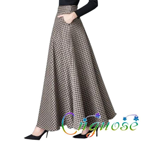 skirts 2021 plus size 6xl 5xl female fashion vintage retro autumn winter plaid woolen a line elegant long ladies skirt womens, Black
skirts 2021 plus size 6xl 5xl female fashion vintage retro autumn winter plaid woolen a line elegant long ladies skirt womens, Black