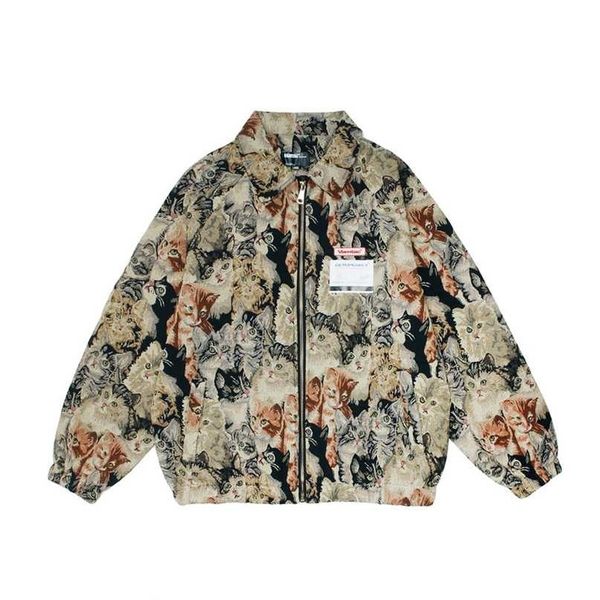 vintage printed zipper men jacket autumn harajuku casual cat embroidery loose long sleeve streetwear couple cardigan coat 211217, Black;brown
vintage printed zipper men jacket autumn harajuku casual cat embroidery loose long sleeve streetwear couple cardigan coat 211217, Black;brown