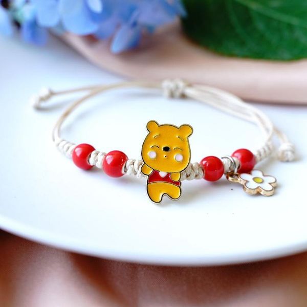 link, chain brand girly heart pink angel piggy bracelet female cute bear for girlfriends children ceramic, Black
link, chain brand girly heart pink angel piggy bracelet female cute bear for girlfriends children ceramic, Black