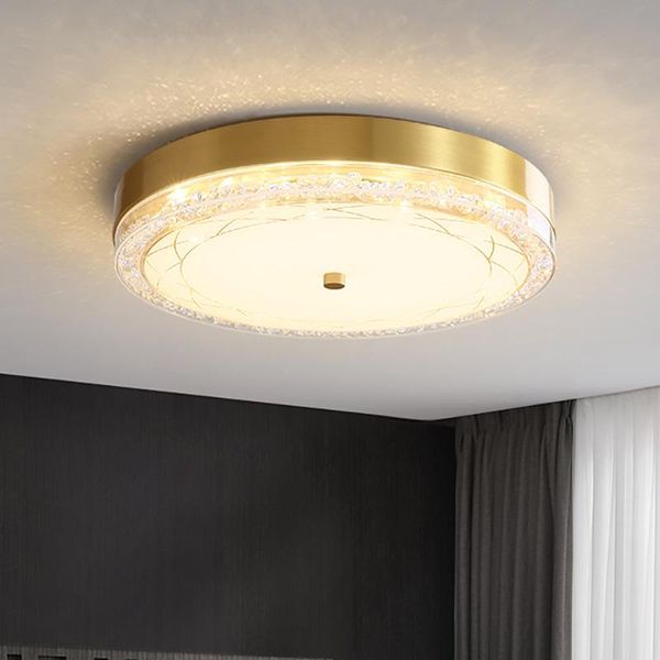 ceiling lights the all-copper bedroom lamp led simple modern atmosphere luxury crystal living room dining study lighting
ceiling lights the all-copper bedroom lamp led simple modern atmosphere luxury crystal living room dining study lighting