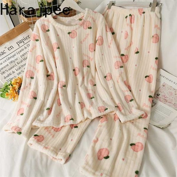 harajpee women's pajama autumn winter suit o-neck loose thin long sleeve pajamas peach printed elastic waist straight pants 211112, Black;red
harajpee women's pajama autumn winter suit o-neck loose thin long sleeve pajamas peach printed elastic waist straight pants 211112, Black;red