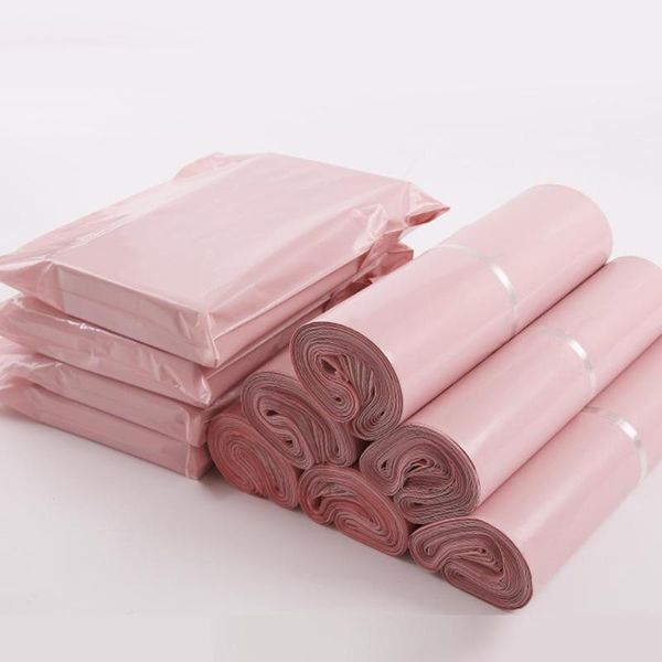 storage bags 100 pieces pink translucent thickened transport bag express packaging waterproof
storage bags 100 pieces pink translucent thickened transport bag express packaging waterproof