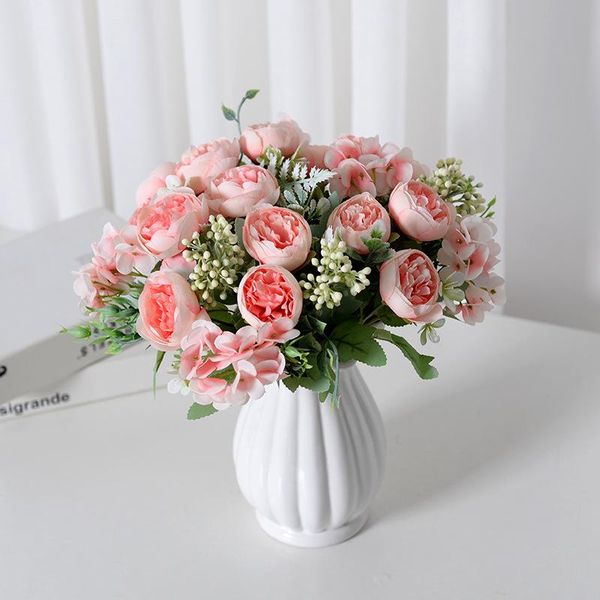 decorative flowers & wreaths multicolor silk rose flower simulation bride holding peony fake diy christmas party home decoration
decorative flowers & wreaths multicolor silk rose flower simulation bride holding peony fake diy christmas party home decoration