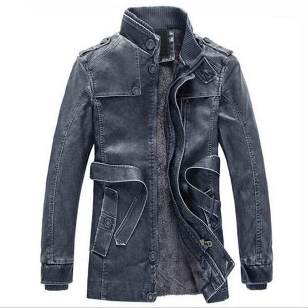 men's fur & faux retro mid-length pu leather jacket men personalized washed motorcycle coat plus velvet outwear, Black
men's fur & faux retro mid-length pu leather jacket men personalized washed motorcycle coat plus velvet outwear, Black