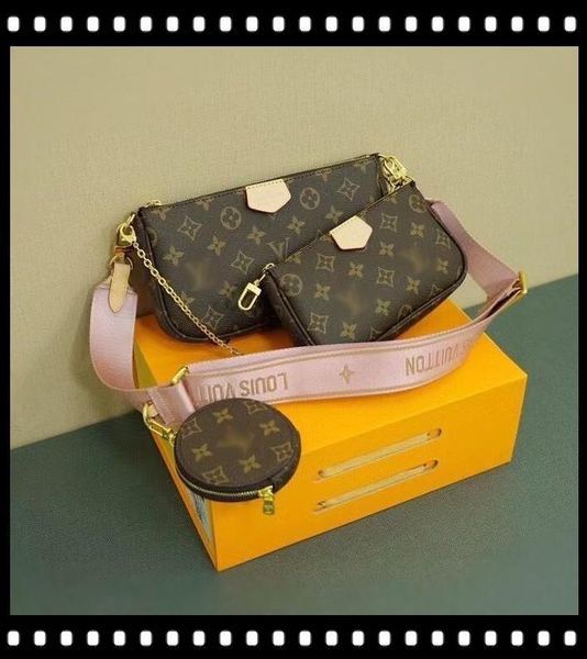 favorite multi pochette accessories designers handbags genuine leather ladies purses shoulder crossbody bag lvlouisvitton v, Red;black
favorite multi pochette accessories designers handbags genuine leather ladies purses shoulder crossbody bag lvlouisvitton v, Red;black