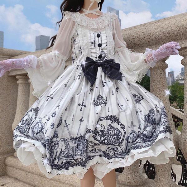lolita jsk sleeveless soul summoner dark autumn maxi white dress elegant women vintage harajuku gothic ladies dresses casual, Black;gray
lolita jsk sleeveless soul summoner dark autumn maxi white dress elegant women vintage harajuku gothic ladies dresses casual, Black;gray