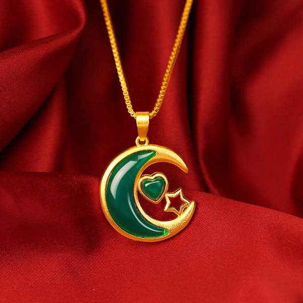 natural green hetian jade stars moon pendant 925 silver necklace chalcedony amulet fashion charm jewelry gifts
natural green hetian jade stars moon pendant 925 silver necklace chalcedony amulet fashion charm jewelry gifts