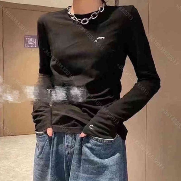 fashion designer t shirt for women cotton round neck pullover letter embroidery logo high-end brand long sleeve sweater shire bottoming shir, White;black
fashion designer t shirt for women cotton round neck pullover letter embroidery logo high-end brand long sleeve sweater shire bottoming shir, White;black