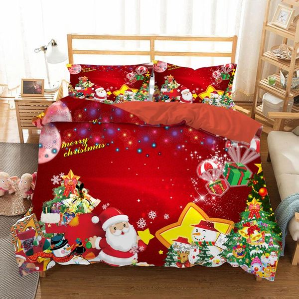 bedding sets cute version of the snowman santa claus christmas series personalized pictures custom three-piece set bed sheet
bedding sets cute version of the snowman santa claus christmas series personalized pictures custom three-piece set bed sheet