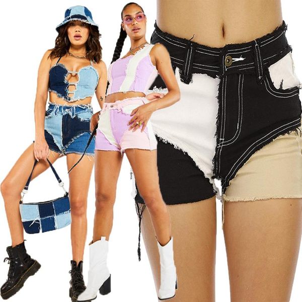 women's jeans summer y2k short pants for woman fashion streetwear hip-hop splicing urban hip stretch harajuku denim shorts 2021, Blue
women's jeans summer y2k short pants for woman fashion streetwear hip-hop splicing urban hip stretch harajuku denim shorts 2021, Blue