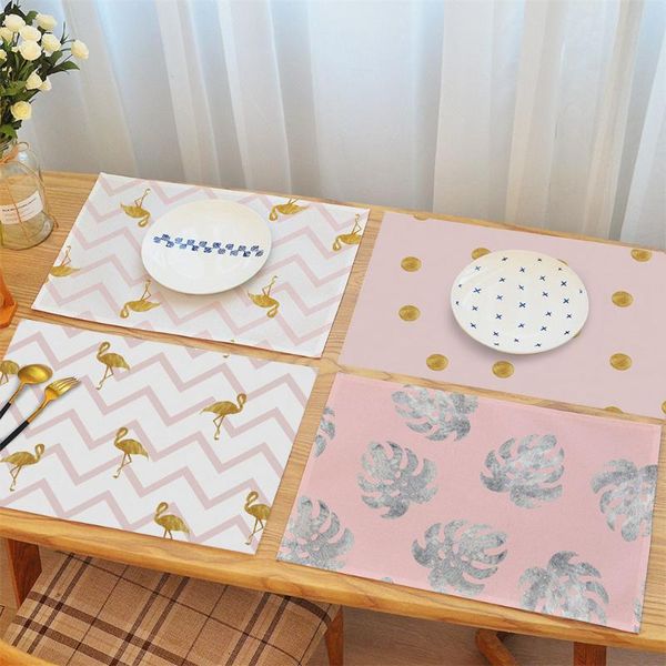 mats & pads creative cloth linen placemat pink flamingo love pattern dining table mat heat insulation non slip placemats bowl 1pcs
mats & pads creative cloth linen placemat pink flamingo love pattern dining table mat heat insulation non slip placemats bowl 1pcs