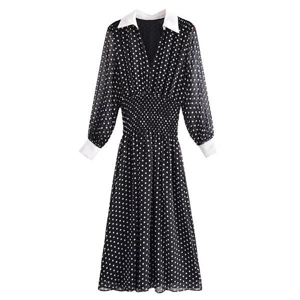 casual dresses xikom 2021 autumn dot for women v neck three quarter woman clothes vintage pullover loose dress, Black;gray
casual dresses xikom 2021 autumn dot for women v neck three quarter woman clothes vintage pullover loose dress, Black;gray