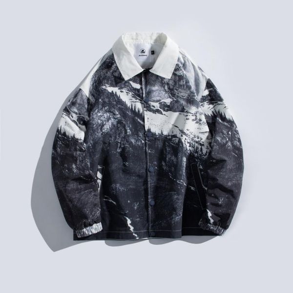 men's jackets 2021 summer korean retro original snow mountain japanese cotton pocket graffiti printing casual jacket m-xl, Black;brown
men's jackets 2021 summer korean retro original snow mountain japanese cotton pocket graffiti printing casual jacket m-xl, Black;brown