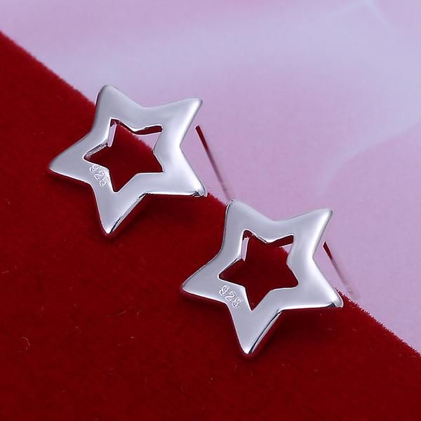 stud promotion smooth hollow stars fashion 925 jewelry silver earings for women girl earrings brinco gift, Golden;silver
stud promotion smooth hollow stars fashion 925 jewelry silver earings for women girl earrings brinco gift, Golden;silver